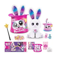 Zuru Magic Bunny Interattivo con Bacchetta Magica e Accessori 35cm - peluches 0/36 mesi