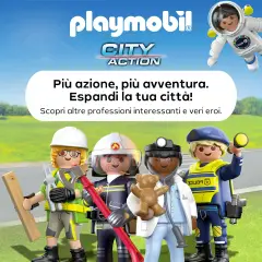 Inseguimento Con Pick-Up Della Polizia Playmobil City Action - playmobil