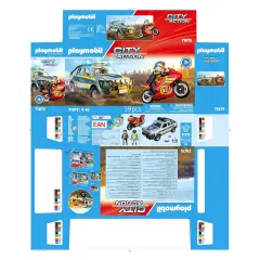Inseguimento Con Pick-Up Della Polizia Playmobil City Action - playmobil