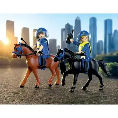 Poliziotti A Cavallo Playmobil City Action - playmobil
