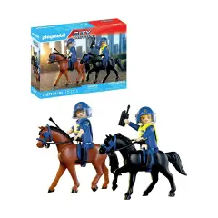Poliziotti A Cavallo Playmobil City Action - playmobil