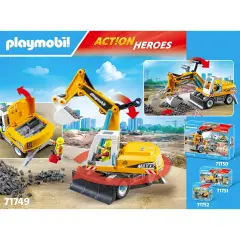 Escavatore Playmobil Action Heroes - playmobil