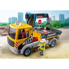 Camion Da Cantiere Con Gru Playmobil Action Heroes - playmobil