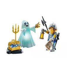 Fantasma Luminoso E Cavaliere Starter Pack Playmobil Novelmore - playmobil