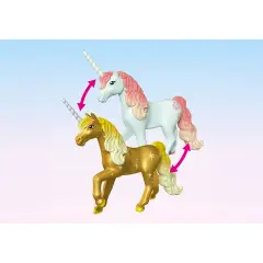 Casetta Delle Fate Con Unicorno Dorato Playmobil Magic Unicorns - playmobil