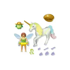 Unicorno Arcobaleno Con Fata Playmobil Magic Unicorns - playmobil