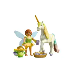 Unicorno Arcobaleno Con Fata Playmobil Magic Unicorns - playmobil