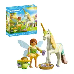 Unicorno Arcobaleno Con Fata Playmobil Magic Unicorns - playmobil