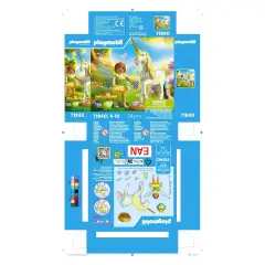 Unicorno Arcobaleno Con Fata Playmobil Magic Unicorns - playmobil