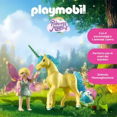 Unicorno Sole Con Fata Playmobil Magic Unicorns - playmobil