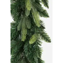 Festone Natalizio Falcade Verde 180cm Rami realistici - fiori e ghirlande