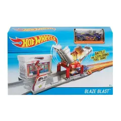 Hot Wheels Blaze Blast Super Explosion Playset – Set Pieghevole con Macchinina - play set