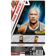 WWE The Rock Action Figure Top Picks Mattel 15 cm - action figures ed accessori