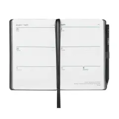 Agenda Comix 2026 Week Medium Black TX – 12 Mesi Settimanale con Matita Inclusa - agende