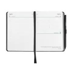 Agenda Comix 2026 Day Mini Black – 12 Mesi Giornaliera con Matita Inclusa - agende