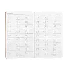 Agenda Kaos 2026 Day Midi Black & Orange – Giornaliera 12 Mesi 384 Pagine - agende