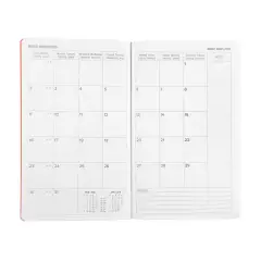 Agenda Kaos 2026 Week Large Black & Orange – Settimanale 12 Mesi 160 Pagine - agende