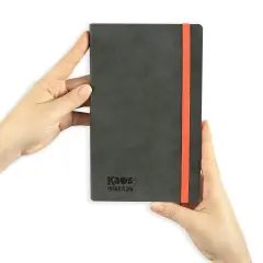 Agenda Kaos 2026 Week Large Black & Orange – Settimanale 12 Mesi 160 Pagine - agende