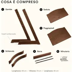 Seggiolone Tripp Trapp Warm Brown Stokke - seggioloni