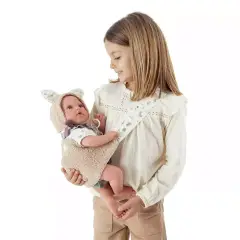 Bambola Newborn Erik Con Marsupio Portabebè - Bambole e accessori