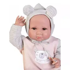 Bambola Newborn Luca Brilla Di Notte Con Cuscino - Bambole e accessori