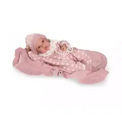 Bambola Newborn Erika Con Copertina - Bambole e accessori