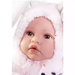 Bambola Newborn Erika Tutina Coniglietta E Peluche Carota - Bambole e accessori