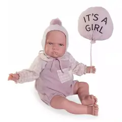 Bambola Mi Primer Reborn Berta Con Palloncino - Bambole e accessori
