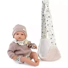 Bambola Baby Love Reborn Con Marsupio Portabebè - Bambole e accessori