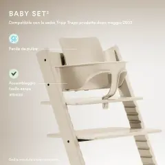Baby Set ² per Seggiolone Tripp Trapp Stokke Vanilla Whaite - seggioloni