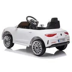 Macchina Elettrica Bambini Mercedes-Benz 12V Bianca con Telecomando - auto