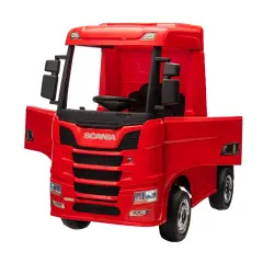 Camion Elettrico Bambini Scania 24V Rosso con Telecomando - auto
