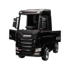 Camion Elettrico Bambini Scania 24V Nero con Telecomando - auto