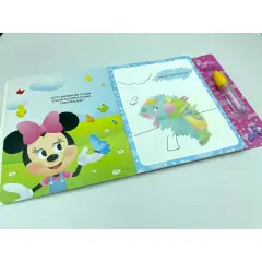 Libro Minnie e Gli Unicorni Magic Water Pen - Prima biblioteca