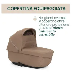 Navicella Bellagio Gran Comfort Camel Chicco - trio e modulari