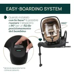 Seggiolino Auto First Seat Recline I-size Camel 40-87 Cm Chicco - neonati 40-87 cm (0-1 anno)