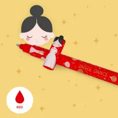 Legami - Set 3 Penne Gel Cancellabili  Natale Limited Edition - penne pennarelli ufficio