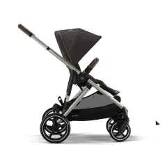 Gazelle S Passeggino Chocolate Brown Telaio Taupe - gemellari