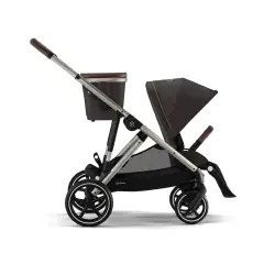 Gazelle S Passeggino Chocolate Brown Telaio Taupe - gemellari