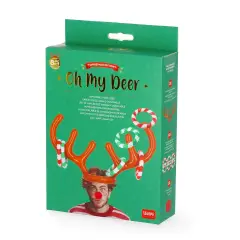Legami - Oh My Deer Reindeer Gioco Lancio Degli Anelli Gonfiabile - Giochi di Abilità