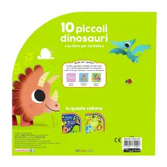 Libro 123 Conta Con Me: 10 Piccoli Dinosauri - Prima biblioteca