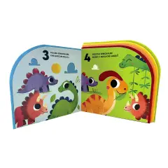 Libro 123 Conta Con Me: 10 Piccoli Dinosauri - Prima biblioteca