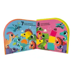 Libro 123 Conta Con Me: 10 Piccoli Dinosauri - Prima biblioteca