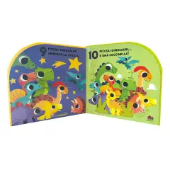Libro 123 Conta Con Me: 10 Piccoli Dinosauri - Prima biblioteca