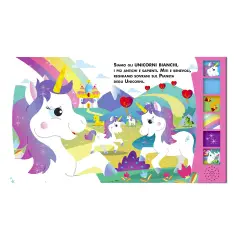 Libro Schiaccia & Ascolta - Unicorni - Prima biblioteca
