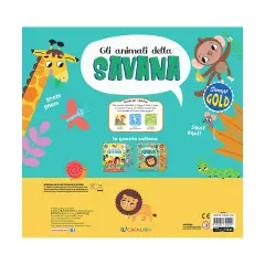 Libro Sonori Gold - Animali Della Savana - Prima biblioteca