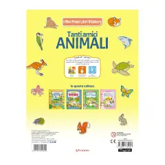 I Miei Primi Libri Stickers: Tanti Amici Animali - Prima biblioteca