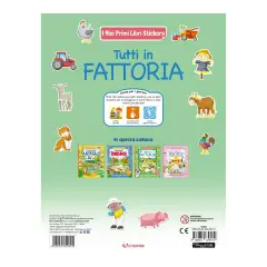 I Miei Primi Libri Stickers: Tutti In Fattoria - Prima biblioteca