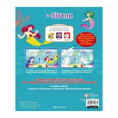Libro Acquacolor Con Pennarello Magico Ad Acqua - Sirene - Prima biblioteca