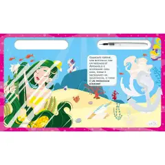 Libro Acquacolor Con Pennarello Magico Ad Acqua - Sirene - Prima biblioteca